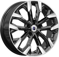 K&K 6,5x17/5x108 ET43 D65,1 Морейн (КС1046) Алмаз черный K&K 6,5x17/5x108 ET43 D65,1 Морейн (КС1046) Алмаз черный
