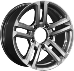 K&K 7x16/5x139,7 ET5 D110,1 Палладика (КС591М) Дарк платинум K&K 7x16/5x139,7 ET5 D110,1 Палладика (КС591М) Дарк платинум
