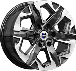K&K 7,5x17/6x139,7 ET42 D75,1 Тейт (КС1050) Алмаз черный K&K 7,5x17/6x139,7 ET42 D75,1 Тейт (КС1050) Алмаз черный