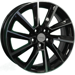 Khomen Wheels 6x16/5x100 ET40 D54,1 KHW1604 (Prius) Black-FP Khomen Wheels 6x16/5x100 ET40 D54,1 KHW1604 (Prius) Black-FP