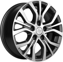 Khomen Wheels 6,5x16/5x110 ET46 D63,3 KHW1608 (Changan CS35 Plus) Gray-FP Khomen Wheels 6,5x16/5x110 ET46 D63,3 KHW1608 (Changan CS35 Plus) Gray-FP