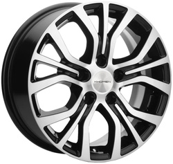 Khomen Wheels 6,5x16/5x114,3 ET43 D67,1 KHW1608 (Huyndai/Kia) Black-FP Khomen Wheels 6,5x16/5x114,3 ET43 D67,1 KHW1608 (Huyndai/Kia) Black-FP