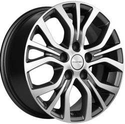 Khomen Wheels 6,5x16/5x110 ET43 D65,1 KHW1608 (Opel Zafira) Gray-FP Khomen Wheels 6,5x16/5x110 ET43 D65,1 KHW1608 (Opel Zafira) Gray-FP