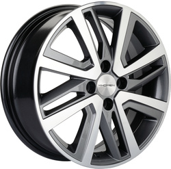 Khomen Wheels 6x16/4x100 ET46 D54,1 KHW1609 (Rio II/Solaris II) Gray-FP Khomen Wheels 6x16/4x100 ET46 D54,1 KHW1609 (Rio II/Solaris II) Gray-FP