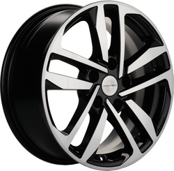 Khomen Wheels 6,5x16/5x114,3 ET41 D67,1 KHW1612 (Kia) Black-FP Khomen Wheels 6,5x16/5x114,3 ET41 D67,1 KHW1612 (Kia) Black-FP