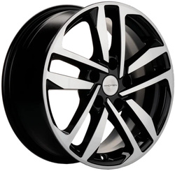 Khomen Wheels 6,5x16/5x100 ET39 D57,1 KHW1612 (Polo) Black-FP Khomen Wheels 6,5x16/5x100 ET39 D57,1 KHW1612 (Polo) Black-FP