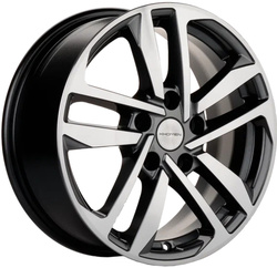 Khomen Wheels 6,5x16/5x100 ET39 D57,1 KHW1612 (Polo) Gray-FP Khomen Wheels 6,5x16/5x100 ET39 D57,1 KHW1612 (Polo) Gray-FP