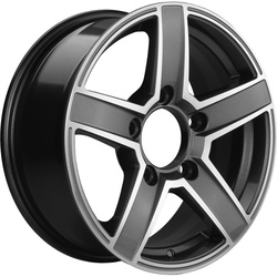 Khomen Wheels 6,5x16/5x139,7 ET40 D98,5 KHW1614 (Niva 4x4) Gray-FP Khomen Wheels 6,5x16/5x139,7 ET40 D98,5 KHW1614 (Niva 4x4) Gray-FP