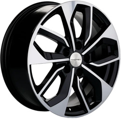 Khomen Wheels 7x17/5x108 ET40 D54,1 KHW1703 (Jac/Москвич 3) Black-FP Khomen Wheels 7x17/5x108 ET40 D54,1 KHW1703 (Jac/Москвич 3) Black-FP
