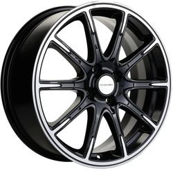 Khomen Wheels 6,5x17/4x100 ET44 D54,1 KHW1707 (KIA Rio I/II Solaris I/II) Black-FP Khomen Wheels 6,5x17/4x100 ET44 D54,1 KHW1707 (KIA Rio I/II Solaris I/II) Black-FP