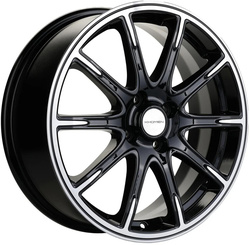 Khomen Wheels 6,5x17/4x100 ET41 D60,1 KHW1707 (XRay) Black-FP Khomen Wheels 6,5x17/4x100 ET41 D60,1 KHW1707 (XRay) Black-FP