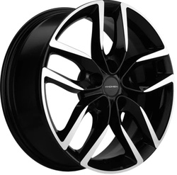 Khomen Wheels 6,5x17/5x114,3 ET45 D54,1 KHW1708 (Geely Coolray) Black-FP Khomen Wheels 6,5x17/5x114,3 ET45 D54,1 KHW1708 (Geely Coolray) Black-FP