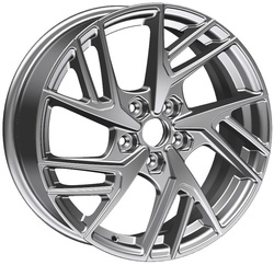 Khomen Wheels 6,5x17/5x114,3 ET45 D54,1 KHW1722 (Coolray) F-Silver Khomen Wheels 6,5x17/5x114,3 ET45 D54,1 KHW1722 (Coolray) F-Silver