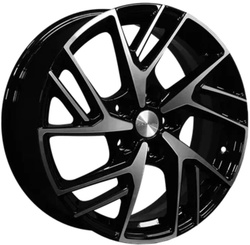 Khomen Wheels 6,5x17/5x114,3 ET45 D54,1 KHW1722 (Coolray) Black-FP Khomen Wheels 6,5x17/5x114,3 ET45 D54,1 KHW1722 (Coolray) Black-FP