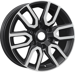 Khomen Wheels 8x17/6x139,7 ET45 D93,1 KHW1723 (Mazda BT50) Black-FP Khomen Wheels 8x17/6x139,7 ET45 D93,1 KHW1723 (Mazda BT50) Black-FP