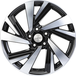 Khomen Wheels 7,5x18/5x114,3 ET50 D66,1 KHW1801 (Murano) Black-FP Khomen Wheels 7,5x18/5x114,3 ET50 D66,1 KHW1801 (Murano) Black-FP