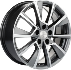 Khomen Wheels 7x18/5x114,3 ET50 D54,1 KHW1802 (Coolray) Gray-FP Khomen Wheels 7x18/5x114,3 ET50 D54,1 KHW1802 (Coolray) Gray-FP
