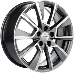 Khomen Wheels 7x18/5x108 ET33 D60,1 KHW1802 (OMODA C5) Gray-FP Khomen Wheels 7x18/5x108 ET33 D60,1 KHW1802 (OMODA C5) Gray-FP