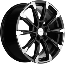 Khomen Wheels 7,5x18/5x114,3 ET45 D67,1 KHW1808 (Xceed/CX-3/5) Black-FP Khomen Wheels 7,5x18/5x114,3 ET45 D67,1 KHW1808 (Xceed/CX-3/5) Black-FP