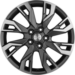 Khomen Wheels 7x18/5x110 ET35 D67,1 KHW1809 (Dongfeng 580/DFSK 500) Gray-FP Khomen Wheels 7x18/5x110 ET35 D67,1 KHW1809 (Dongfeng 580/DFSK 500) Gray-FP