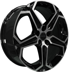 Khomen Wheels 7,5x19/5x114,3 ET40 D60,1 KHW1909 (NX/RAV4) Black-FP Khomen Wheels 7,5x19/5x114,3 ET40 D60,1 KHW1909 (NX/RAV4) Black-FP