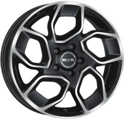 MAK 7x17/5x118 ET62 D71,1 Express Black mirror MAK 7x17/5x118 ET62 D71,1 Express Black mirror