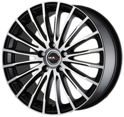 MAK 8x18/5x110 ET35 D65,1 Fatale Ice Black MAK 8x18/5x110 ET35 D65,1 Fatale Ice Black