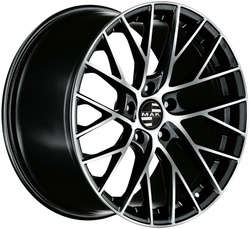 MAK 8,5x20/5x130 ET51 D71,6 Monaco Black mirror MAK 8,5x20/5x130 ET51 D71,6 Monaco Black mirror