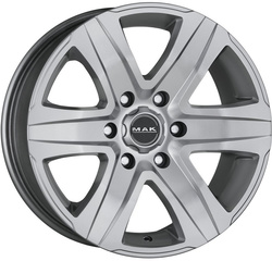 MAK 8x18/6x139,7 ET35 D67,1 Stone 6 Silver MAK 8x18/6x139,7 ET35 D67,1 Stone 6 Silver