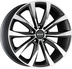 MAK 7x17/5x98 ET41 D58,1 Wolf Gunmetal Mirror Face MAK 7x17/5x98 ET41 D58,1 Wolf Gunmetal Mirror Face