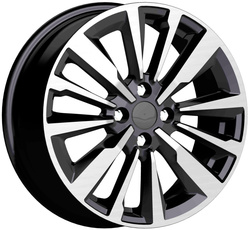 K&K 6,5x16/4x100 ET37 D60,1 Эрман (КС997) Алмаз черный K&K 6,5x16/4x100 ET37 D60,1 Эрман (КС997) Алмаз черный