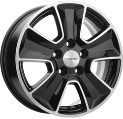 Khomen Wheels 6,5x16/5x110 ET46 D63,3 KHW1601 (Changan CS35) Black-FP Khomen Wheels 6,5x16/5x110 ET46 D63,3 KHW1601 (Changan CS35) Black-FP