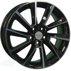 Khomen Wheels 6x16/5x100 ET45 D57,1 KHW1604 (Fabia/Polo) Black-FP Khomen Wheels 6x16/5x100 ET45 D57,1 KHW1604 (Fabia/Polo) Black-FP