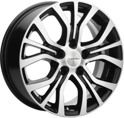 Khomen Wheels 6,5x16/5x110 ET43 D65,1 KHW1608 (Opel Zafira) Black-FP Khomen Wheels 6,5x16/5x110 ET43 D65,1 KHW1608 (Opel Zafira) Black-FP