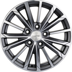 Khomen Wheels 6,5x16/5x110 ET46 D63,3 KHW1611 (Changan CS35) Gray-FP Khomen Wheels 6,5x16/5x110 ET46 D63,3 KHW1611 (Changan CS35) Gray-FP