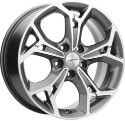 Khomen Wheels 7x17/5x110 ET46 D63,3 KHW1702 (Changan CS35/CS35 Pro) Gray-FP Khomen Wheels 7x17/5x110 ET46 D63,3 KHW1702 (Changan CS35/CS35 Pro) Gray-FP