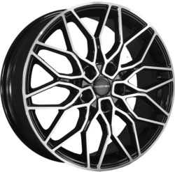 Khomen Wheels 7x18/5x100 ET28 D57,1 KHW1813 (FAW Bestune T77) Black-FP Khomen Wheels 7x18/5x100 ET28 D57,1 KHW1813 (FAW Bestune T77) Black-FP