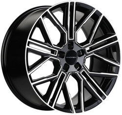 Khomen Wheels 9,5x21/5x114,3 ET40 D64,1 KHW2101 (Tesla) Black-FP Khomen Wheels 9,5x21/5x114,3 ET40 D64,1 KHW2101 (Tesla) Black-FP