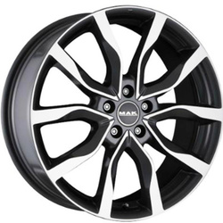 MAK 9,5x21/5x120 ET49 D72,6 Highlands Black mirror MAK 9,5x21/5x120 ET49 D72,6 Highlands Black mirror
