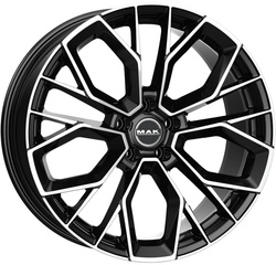 MAK 10x21/5x112 ET19 D66,45 Stilo-D Black mirror MAK 10x21/5x112 ET19 D66,45 Stilo-D Black mirror
