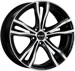 MAK 9x19/5x120 ET18 D74,1 X-Mode Black mirror MAK 9x19/5x120 ET18 D74,1 X-Mode Black mirror