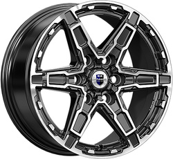 K&K 8x18/6x114,3 ET25 D66,1 Дистрикт (КС1159) Алмаз черный K&K 8x18/6x114,3 ET25 D66,1 Дистрикт (КС1159) Алмаз черный