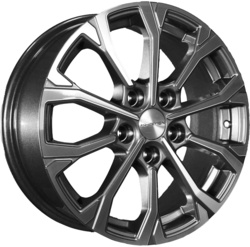 Khomen Wheels 6,5x16/5x114,3 ET50 D66,1 KHW1605 (Renault/Nissan) Gray-FP Khomen Wheels 6,5x16/5x114,3 ET50 D66,1 KHW1605 (Renault/Nissan) Gray-FP