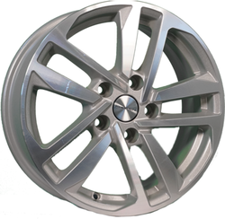 Khomen Wheels 6,5x16/5x108 ET50 D63,35 KHW1612 (Focus) F-Silver-FP Khomen Wheels 6,5x16/5x108 ET50 D63,35 KHW1612 (Focus) F-Silver-FP