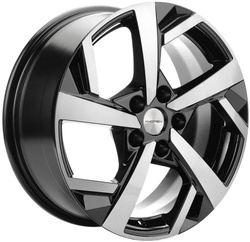 Khomen Wheels 7x17/5x108 ET40 D54,1 KHW1712 (Jac/������� 3) Black-FP