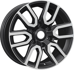 Khomen Wheels 8x17/6x139,7 ET45 D93,1 KHW1723 (Mazda BT50) Black-FP Khomen Wheels 8x17/6x139,7 ET45 D93,1 KHW1723 (Mazda BT50) Black-FP