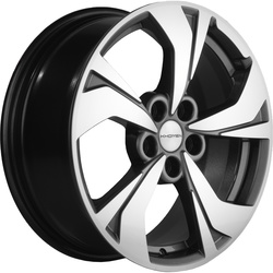 Khomen Wheels 7x17/5x114,3 ET45 D66,1 KHW1724 (Teana/X-Trail) Gray-FP Khomen Wheels 7x17/5x114,3 ET45 D66,1 KHW1724 (Teana/X-Trail) Gray-FP