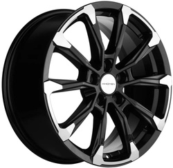 Khomen Wheels 7,5x18/5x108 ET47 D60,1 KHW1808 (Chery Tiggo 8/8 Pro) Black-FP (�����)