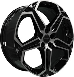 Khomen Wheels 7,5x19/5x114,3 ET45 D60,1 KHW1909 (Geely Atlas(Pro)/Changan CS55(75)) Black-FP Khomen Wheels 7,5x19/5x114,3 ET45 D60,1 KHW1909 (Geely Atlas(Pro)/Changan CS55(75)) Black-FP