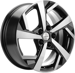 Khomen Wheels 7x17/5x114,3 ET53 D67,1 KHW1712 (Ceed) Black-FP Khomen Wheels 7x17/5x114,3 ET53 D67,1 KHW1712 (Ceed) Black-FP